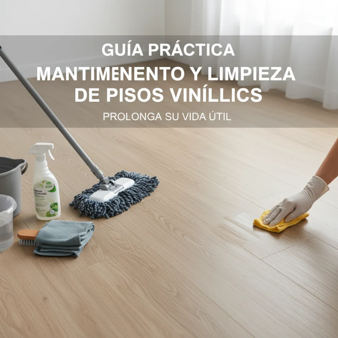 Guía práctica: cómo mantener y limpiar pisos vinílicos para prolongar su vida útil