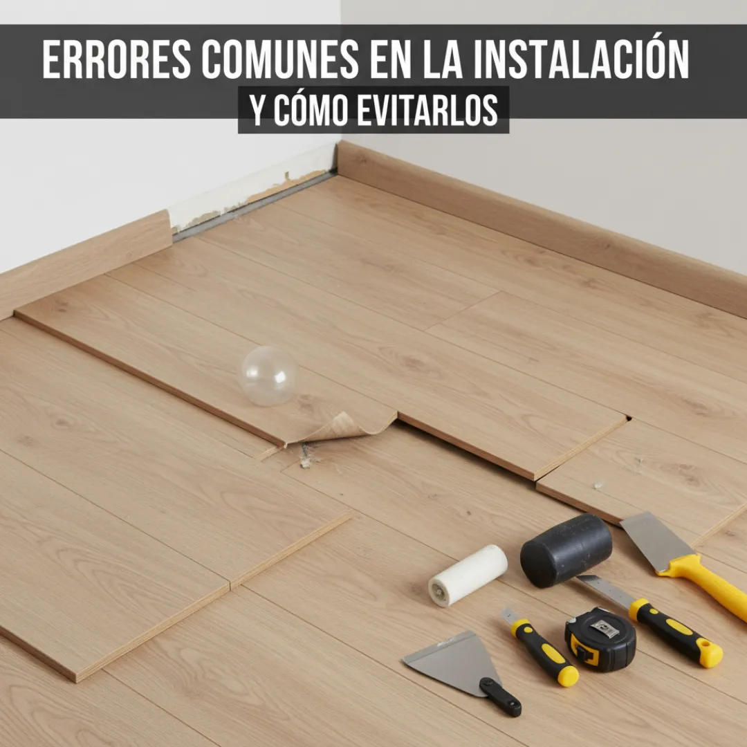 Errores comunes en la instalación de pisos vinílicos y cómo evitarlos
